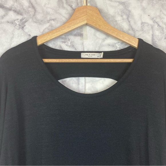 rag & bone black top - Picture 4 of 7